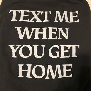 Lonely ghost text me hoodie